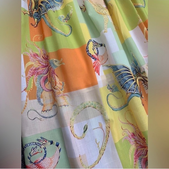 The Khaleesi MIDI Patchwork Sundress In Multi Print - Picture 10 of 15